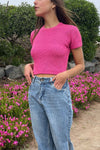 Marie Knit Top Fucsia