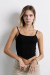 Top Bustier Negro