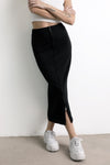 Falda Midi Leah Negro