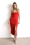 Barbara Midi Dress Rojo