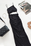 Viena Midi Dress Negro