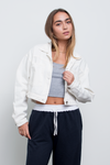 Casaca Denim Retro Blanco