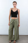 Pantalón de Lino Verde