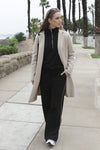Abrigo Maxi Paño Beige