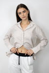 Camisa Roxy beige para Mujer