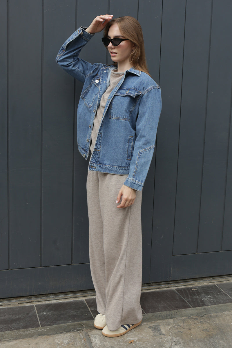 Casaca Jean Charo Indigo