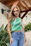 Tank Top Knit Verde