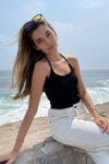 Lucia Halter Top Negro