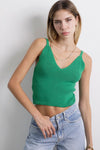 Luna Knit Top Verde
