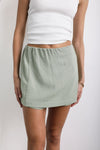 Short Falda Lino Verde
