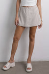 Short Falda Lino Natural