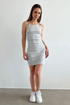 Eva Midi Rib Dress Melange