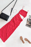 Viena Midi Dress Rojo