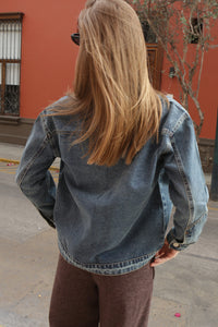 Casaca Jean Charo Indigo Medio