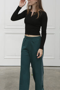 Jogger palazo vena - verde