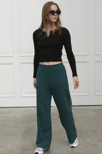 Jogger palazo vena - verde