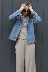 Casaca Jean Charo Indigo