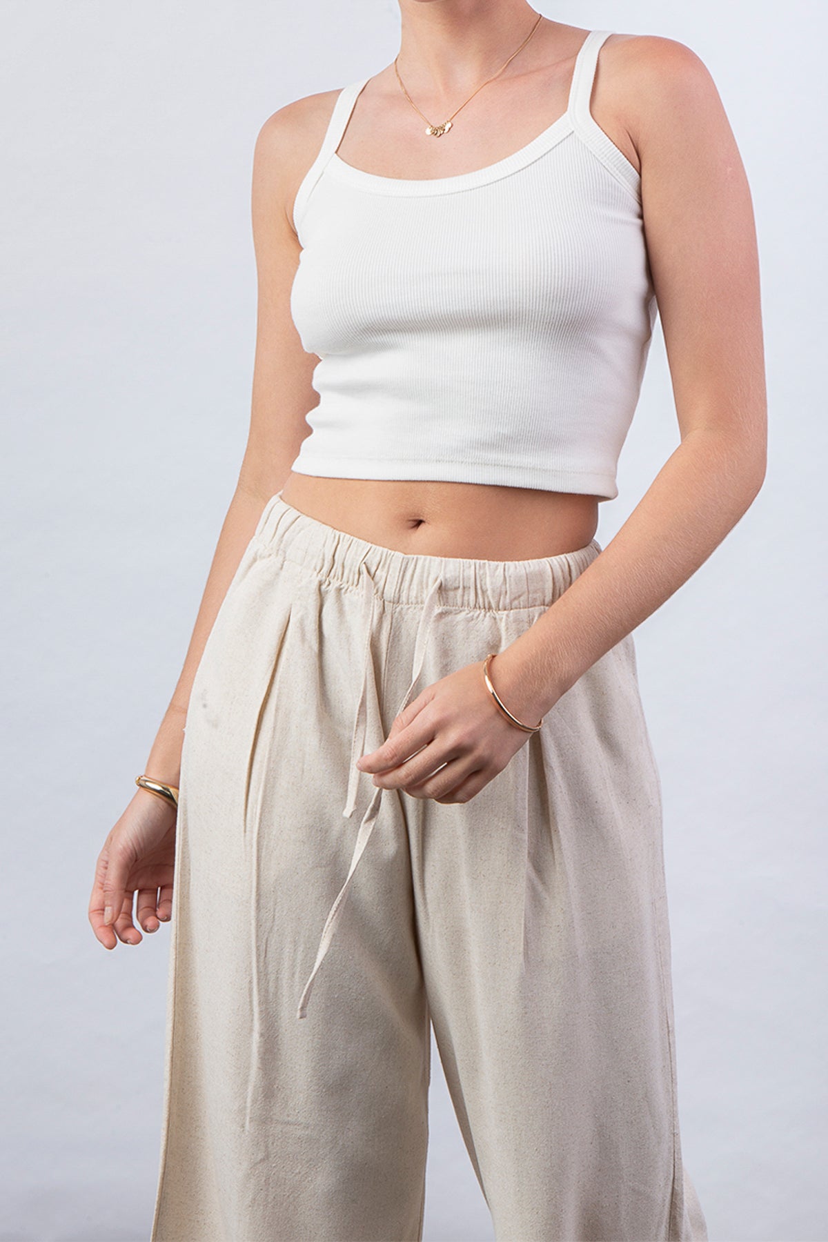 Pantalón de Lino Natural