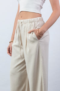 Pantalón de Lino Natural