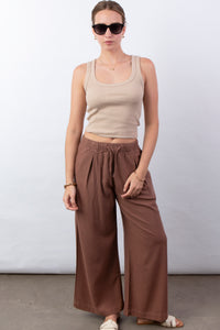 Pantalón de Lino brown
