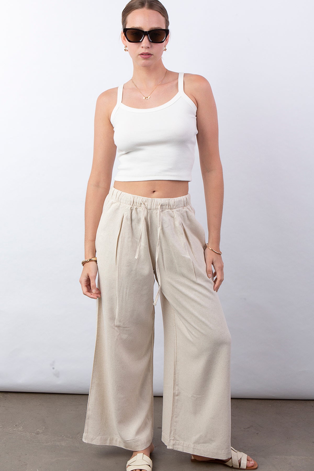 Pantalón de Lino Natural