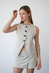 Chaleco Evonne Beige