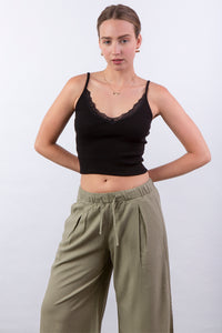 Pantalón de Lino Verde