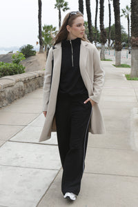 Abrigo Maxi Paño Beige