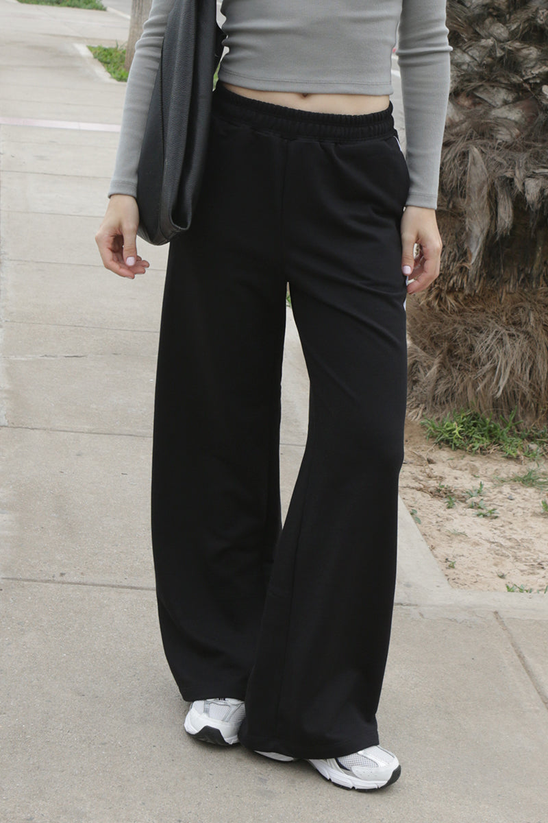 Jogger palazo vena - negro