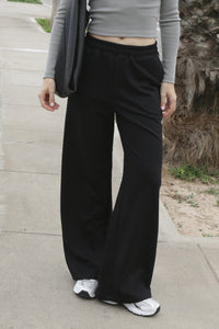 Jogger palazo vena - negro