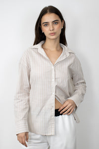 Camisa Roxy beige para Mujer
