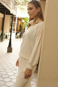 Chompero CUELLO CREMA