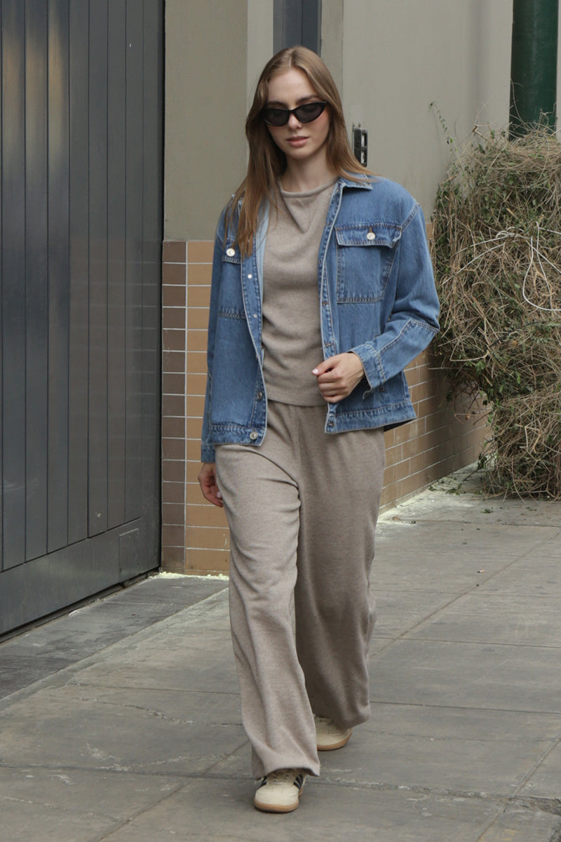 Casaca Jean Charo Indigo