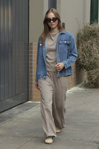 Casaca Jean Charo Indigo