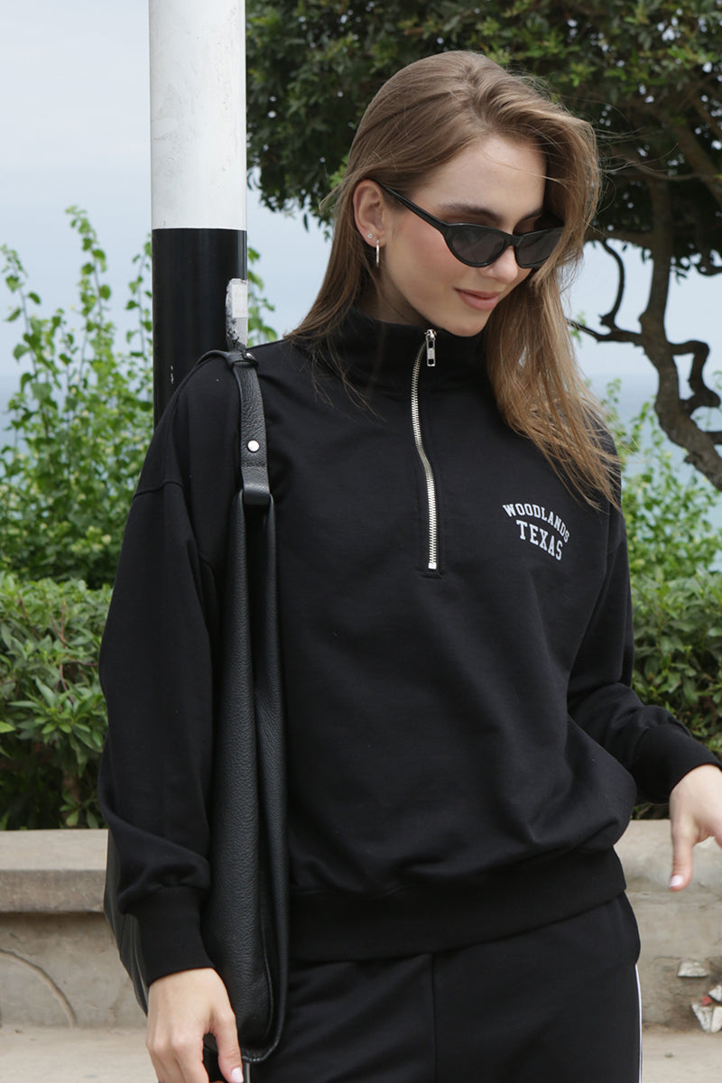 sudadera NEGRO
