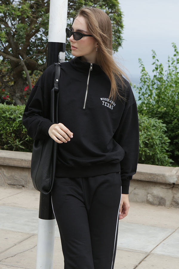sudadera NEGRO
