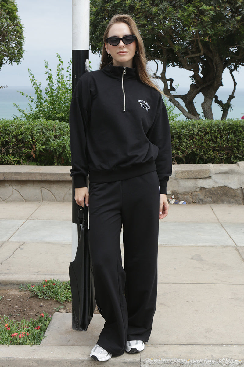Jogger palazo vena - negro